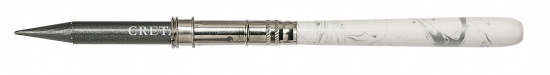 Держатель карандаша, мраморный серебристо-белый цвет sela25